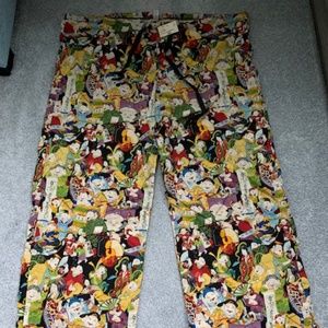 Unique Print Sebu Pants Size L Oriental print